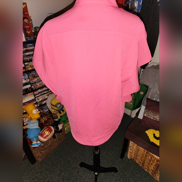 Pink Button-Up Blouse - Picture 5 of 7